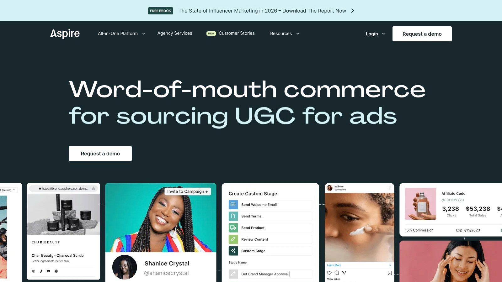 Aspire (Creator Marketplace + Curated Creators)